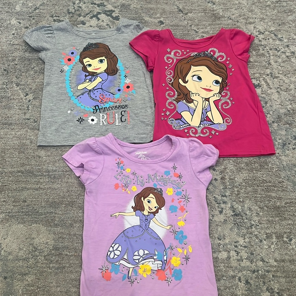 Disney junior Sophia the first shirt bundle